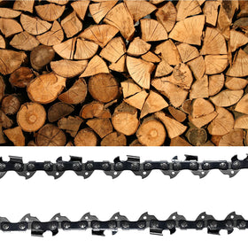 Opuladuo 10-inch chain in action cutting wood and limbs