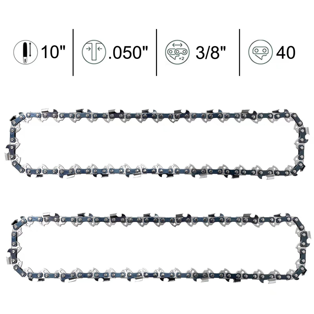 Opuladuo 10-inch chain for Sun Joe SWJ803E/SWJ807E, quick swap