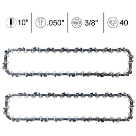 Opuladuo 10-inch chain for Sun Joe SWJ803E/SWJ807E, quick swap