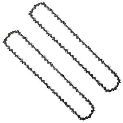 Opuladuo 16-inch chain for BAUER 20112E-B showing precision-cut teeth and fit.