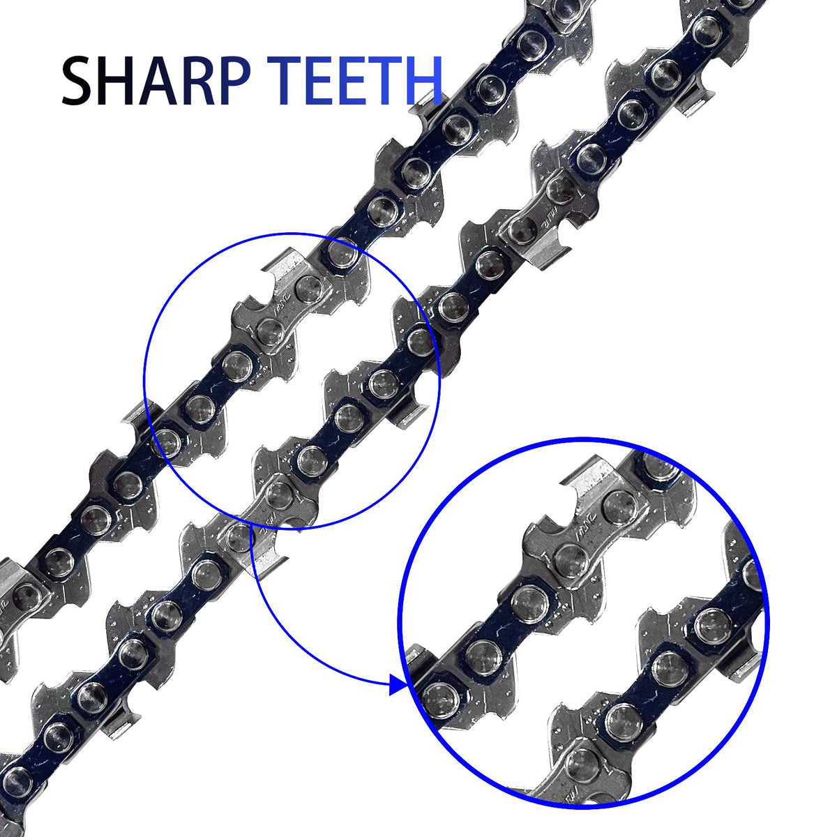 Opuladuo 4pc 5-inch saw chain for Worx WG325, easy install.