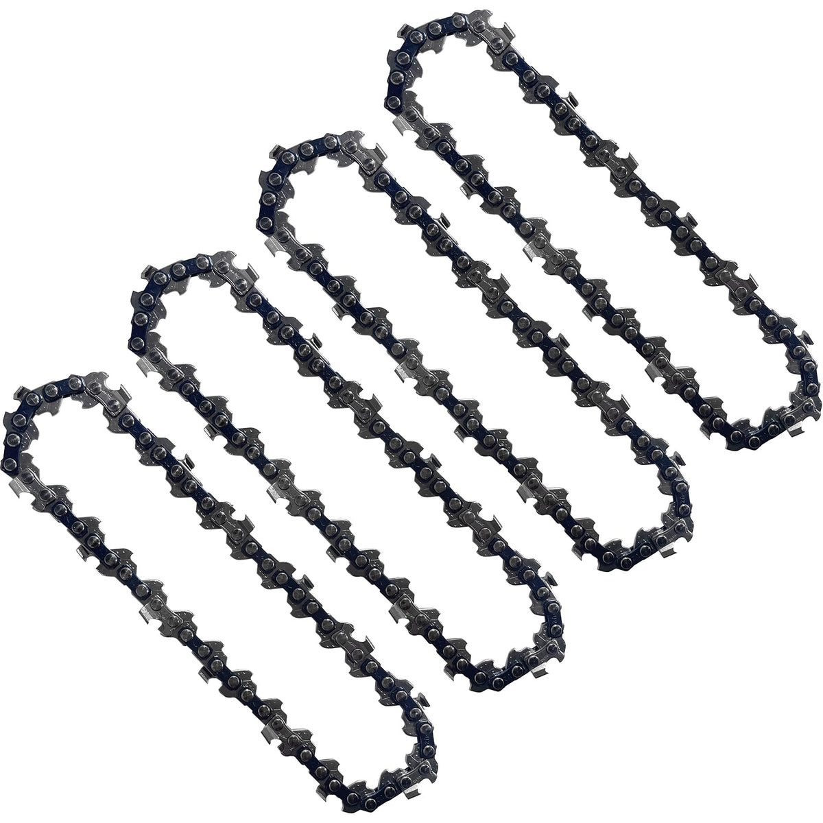 Opuladuo 4pc 5-inch saw chain for Worx compatible with smooth replacements.