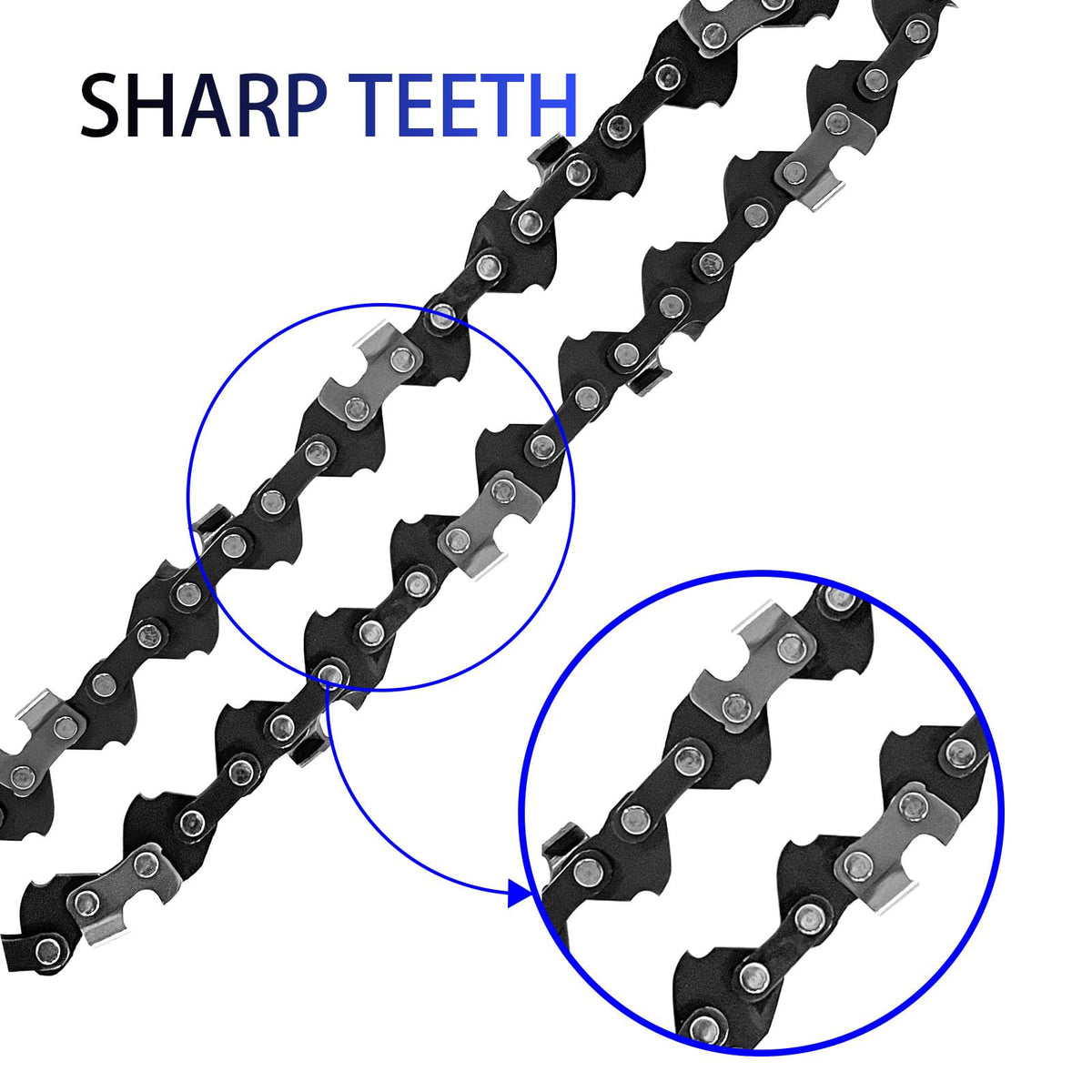 Close-up of Opuladuo teeth for precise cutting.