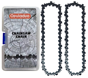 Opuladuo 6-inch Worx WG321 replacement chain for clean, efficient cuts.