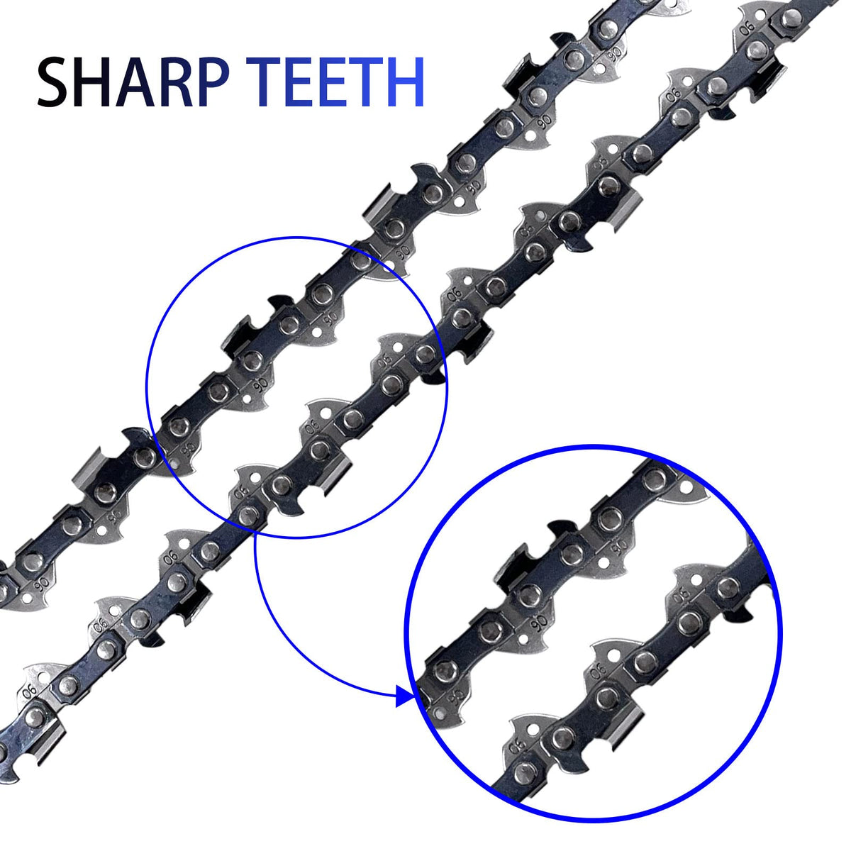 Opuladuo chain being installed on Craftsman saw for easy setup
