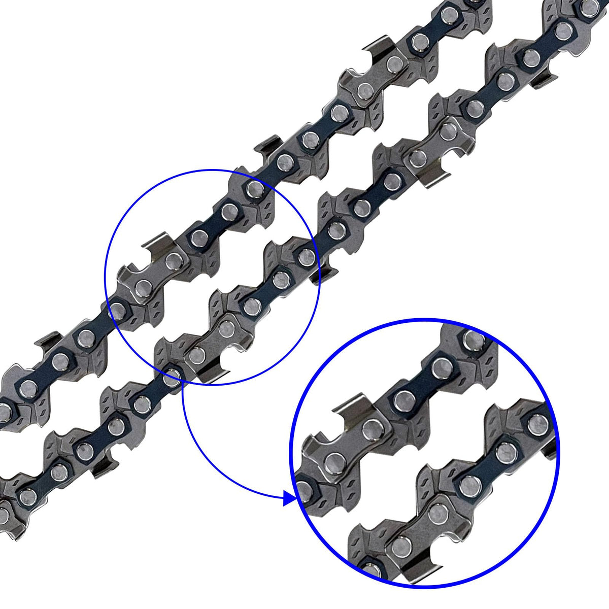 Opuladuo Kobalt 24V pruning saw chain, ready for quick installation