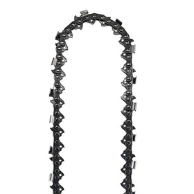 Opuladuo chain in use on a pole saw during yard work.