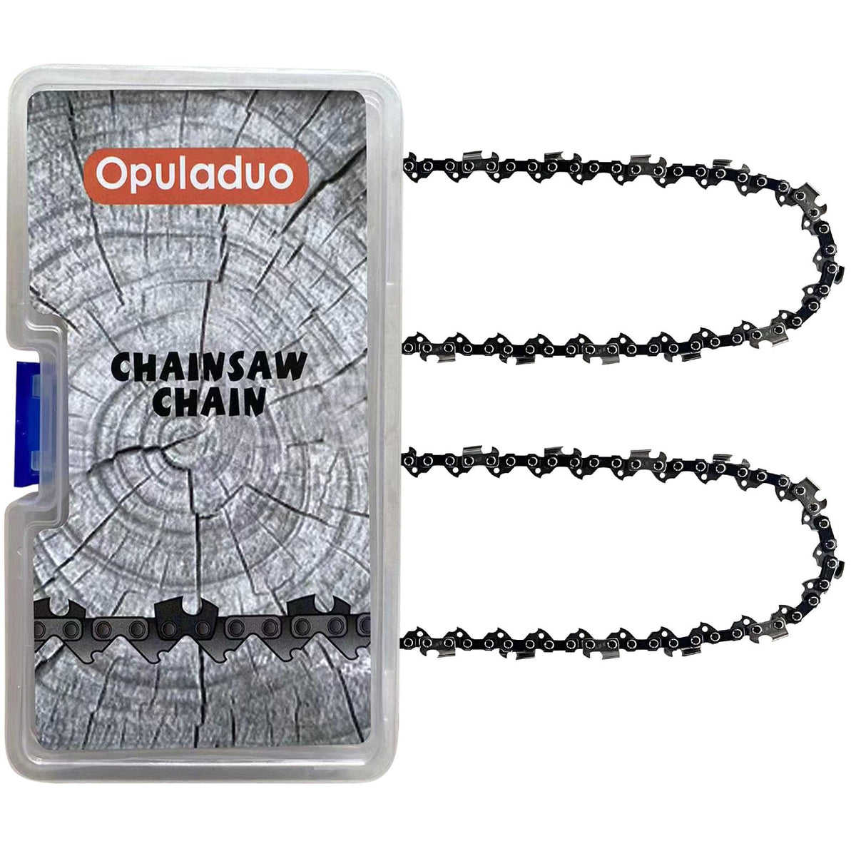 Opuladuo chain installed on a Portland 42cc 18-inch saw for efficient pruning.