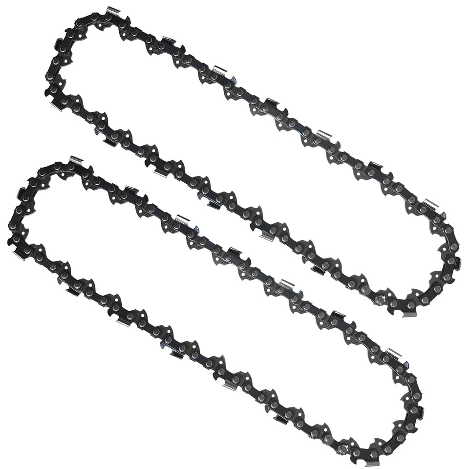 Opuladuo Remington 16in chain pack close-up highlights sharpened teeth for clean cuts.