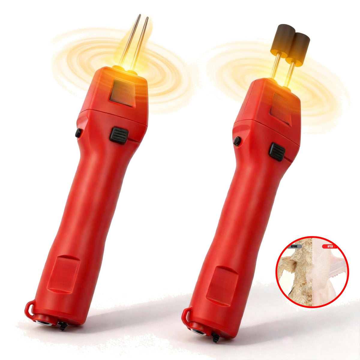 OPYAAON Electric Plucker easy cleanup with splash proof rinse in seconds