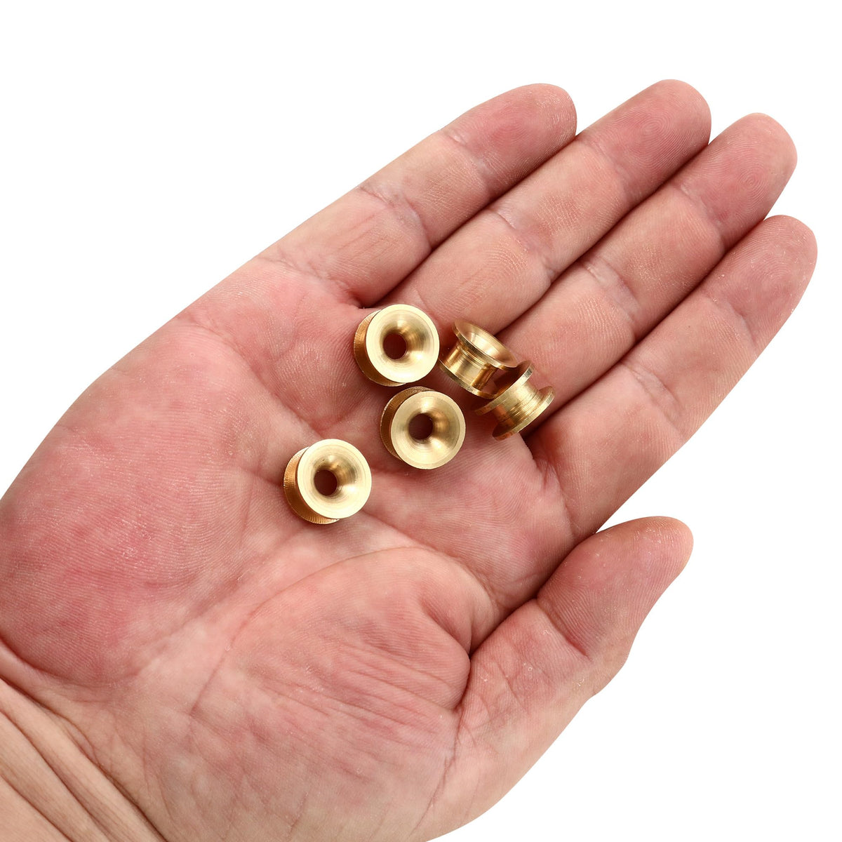 Opzour eyelets close-up, durable brass material for long-lasting weed eater parts