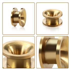 Opzour 5-pack brass eyelets for durable lawn care parts