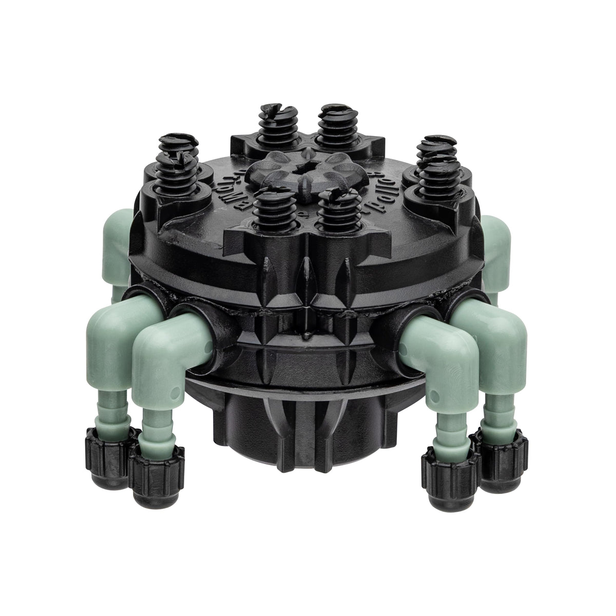 Orbit 2-pack manifold with eight adjustable outlets for precise watering