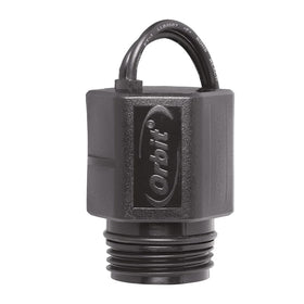 Orbit 24V solenoid installation: wiring angle demonstrates easy, tool-free replacement.