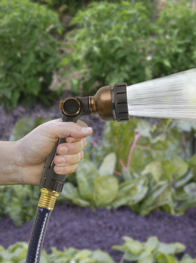 Orbit 26143 bucket-fill pattern nozzle used for quick tasks.