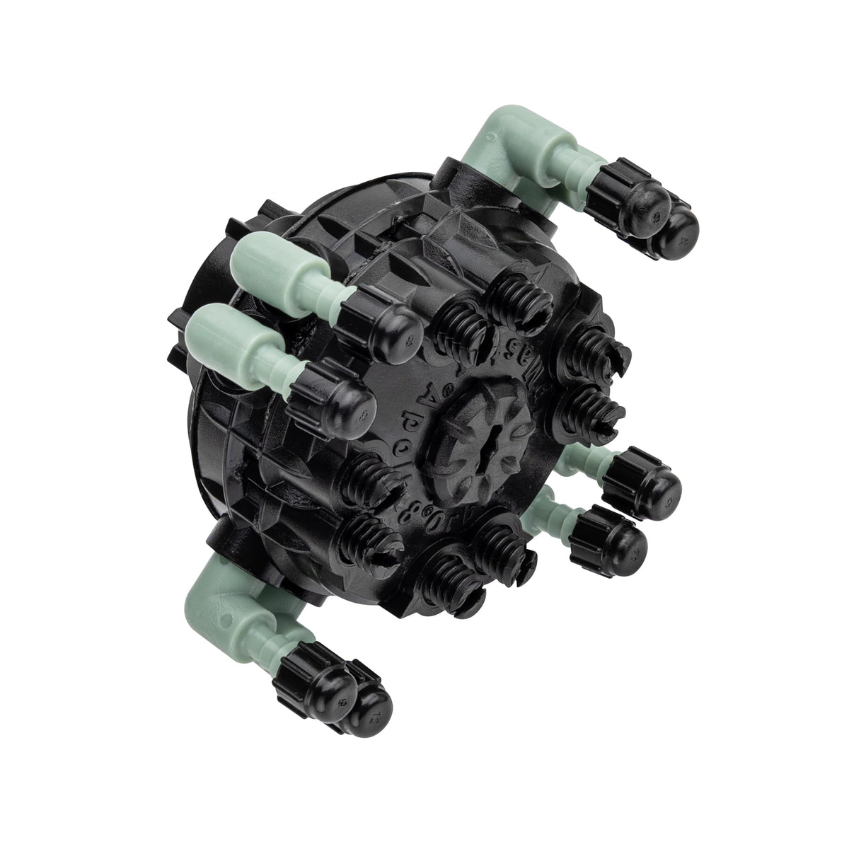 Orbit tubing entry quick-connect enables fast setup and adjustments.