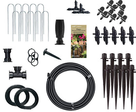Orbit 50 ft distribution tubing enables flexible layout around landscape features