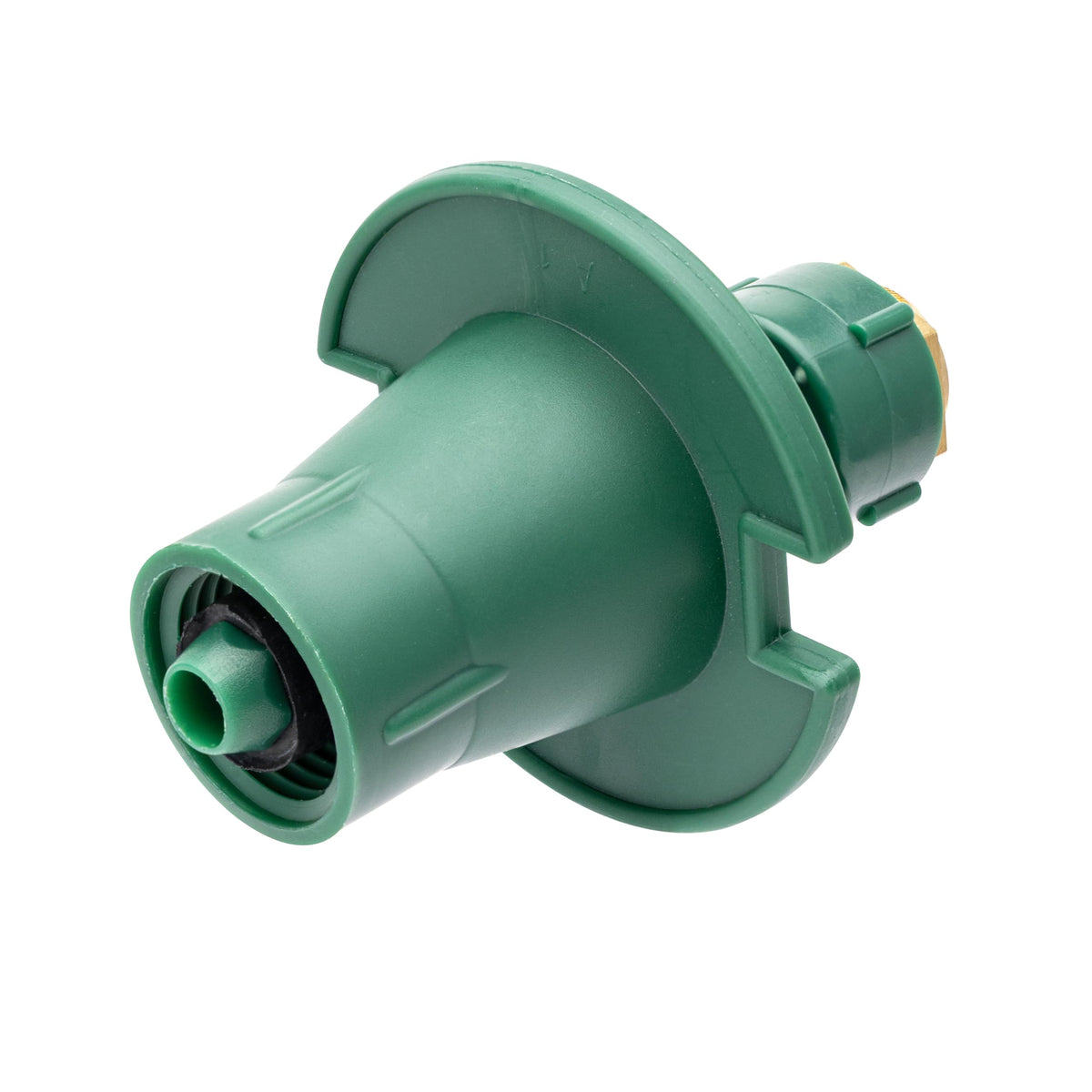 Orbit 54027 half-inch male threading simplifies riser installation.