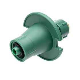 Orbit 54027 half-inch male threading simplifies riser installation.
