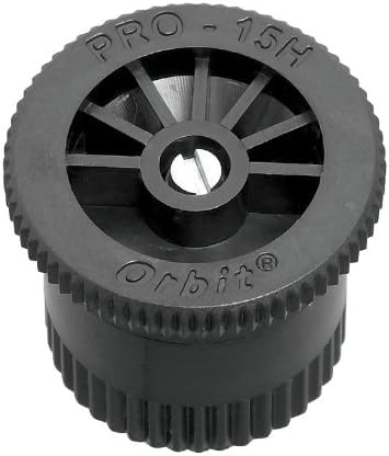 Orbit 54325 15-foot fixed pattern nozzle with filter for reliable coverage.