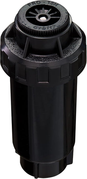 Orbit 54325 pop-up spray head with compact profile for tight installations.