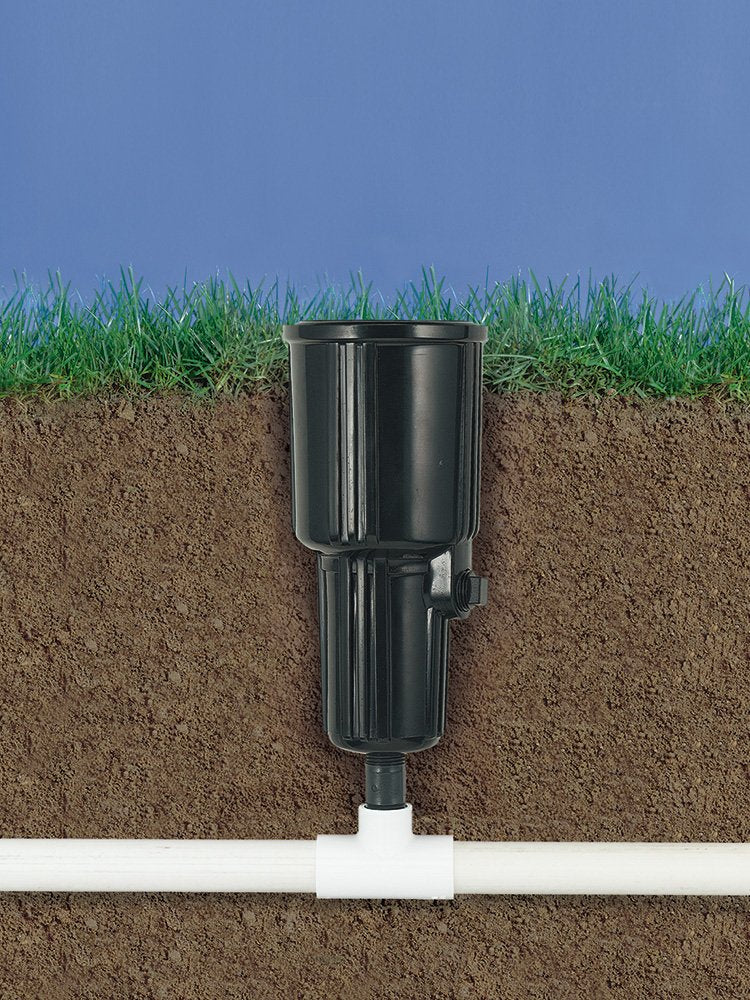 Close-up of Orbit 55200 pulse pop-up sprinkler head nozzle for reliable spray