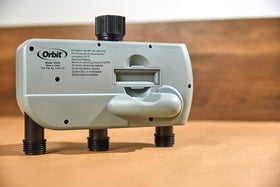 Orbit 56082 two-pack provides versatile watering options across zones.
