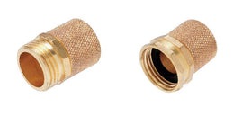 Orbit 56801N brass hose connector end for quick repairs on kinked hoses.