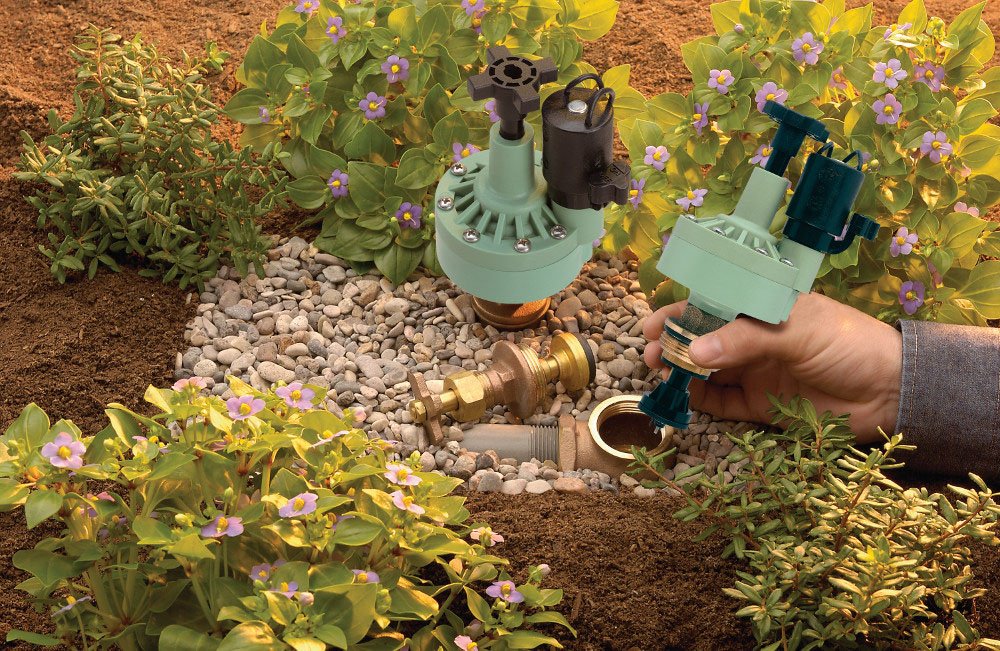 Orbit 57029P flow-control detail for precise irrigation regulation.