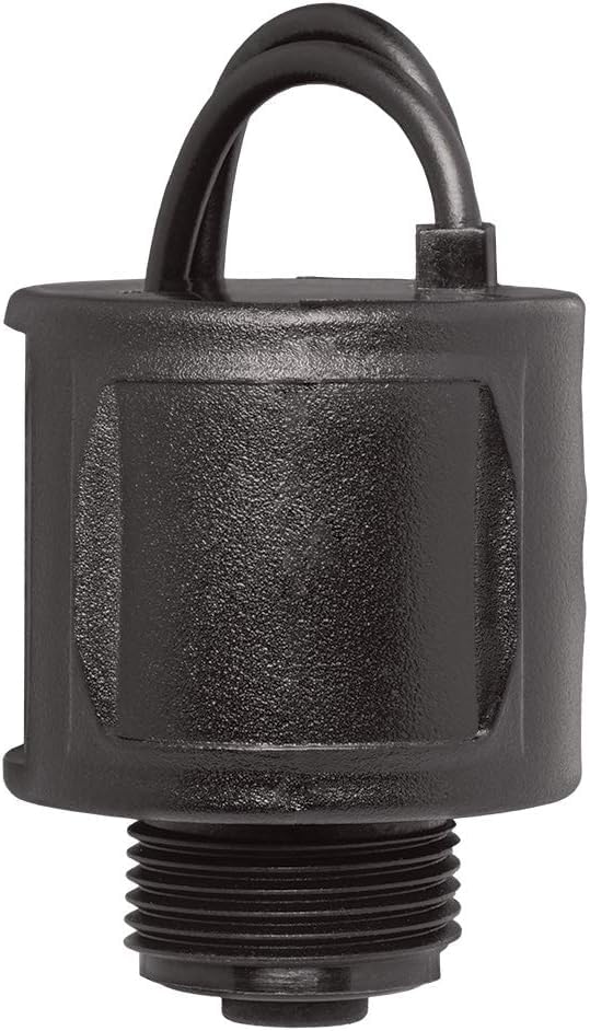 Orbit 57041 solenoid front view showing 24V compatibility and rugged casing.