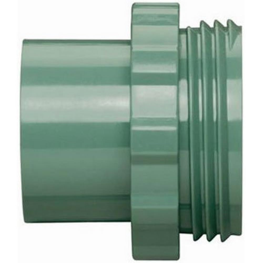 Orbit 57191 transition adapter connects manifold to PVC pipe for leak-free zones.