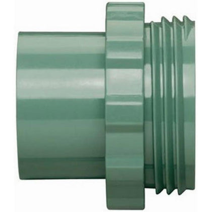 Orbit 57191 transition adapter connects manifold to PVC pipe for leak-free zones.