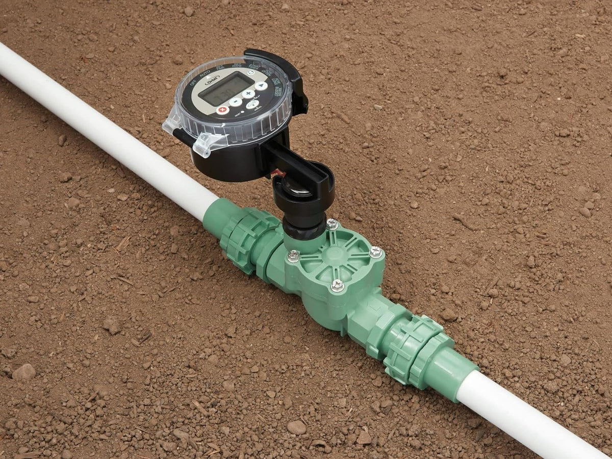 Orbit 57865 valve connection with 1 inch FPT jar-top valve compatibility