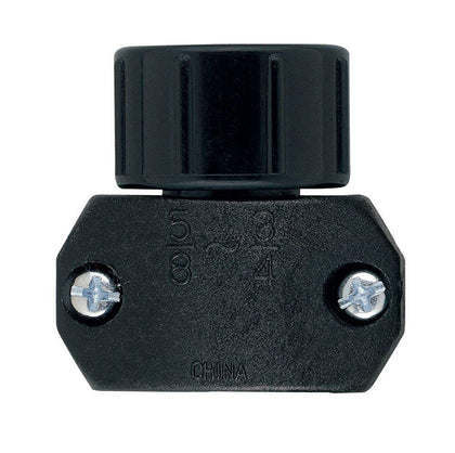 Orbit 58103n hose-mender fixes 5/8 inch hoses, extending life with durable plastic construction.