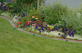 Orbit 58189 green spike blends with lawn and garden aesthetics.