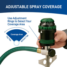 Orbit 58573N H2O-6 gear drive sprinkler long-life gear drive for reliable use.