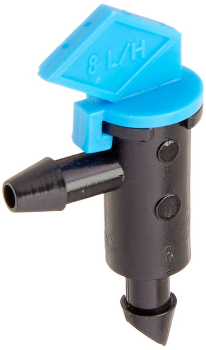 Orbit 65200 flag dripper enables precise micro-irrigation for trees and shrubs.