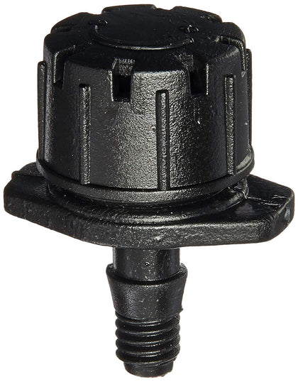 Orbit 67100 multi-stream emitter top view, precise garden watering.