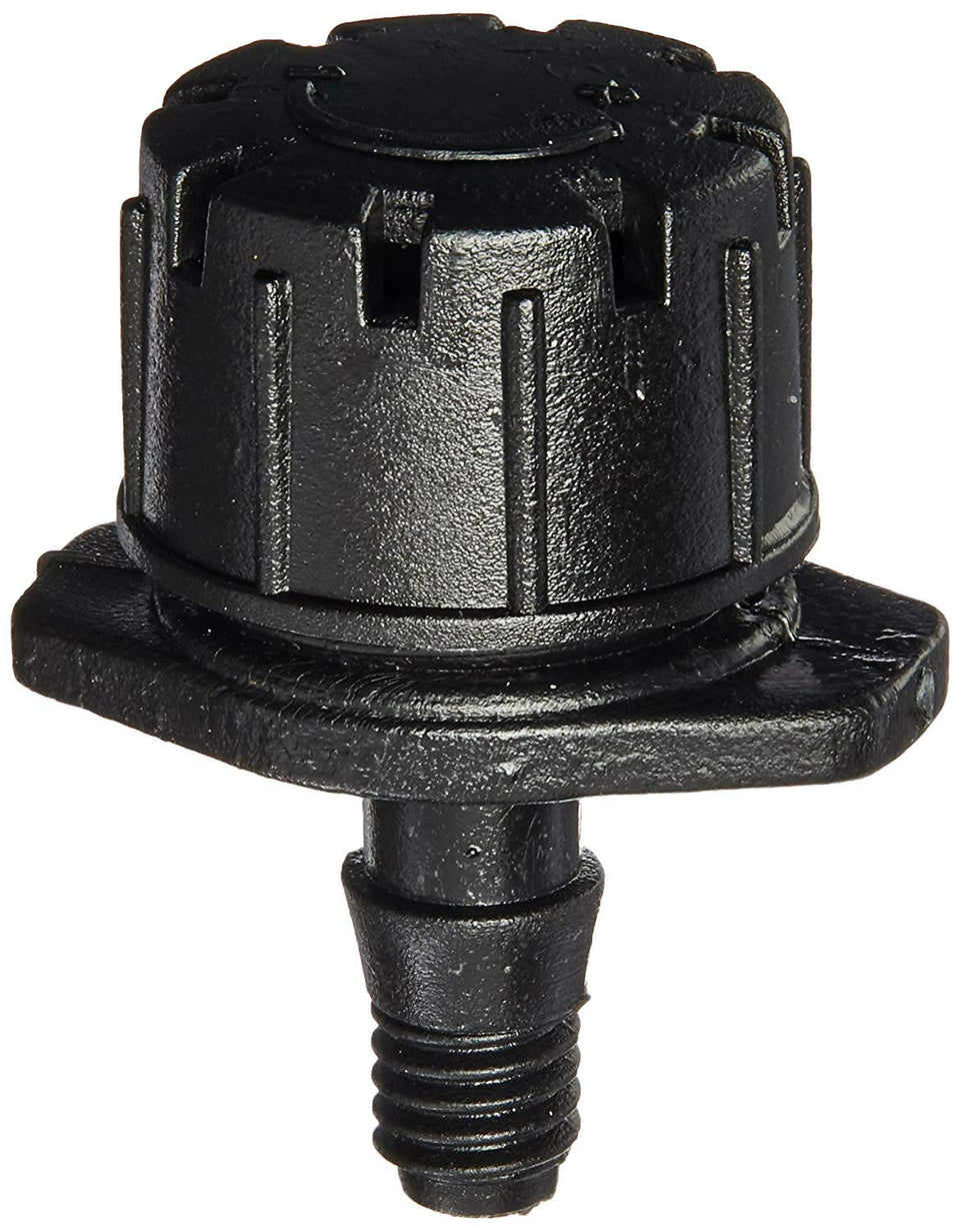 Orbit 67100 multi-stream emitter top view, precise garden watering.