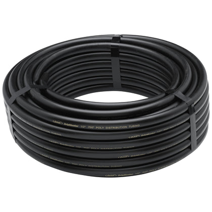 Orbit 67345 blank drip tubing 50ft coil in black for flexible landscape layouts