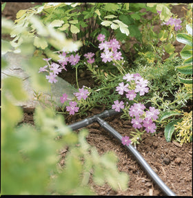 Orbit 67345 LDPE blank tubing close-up highlights UV-resistant coating