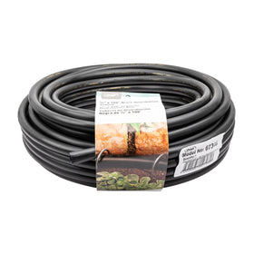 Orbit 67345 blank tubing shown near plant beds for adaptable watering plans