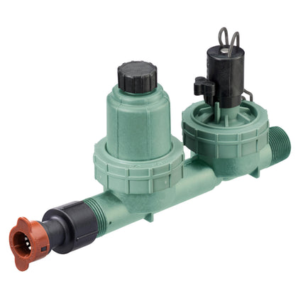 Orbit 67790 4-in-1 drip valve with filter and regulator for precise irrigation