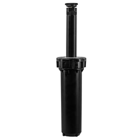 Orbit 80355 professional pop-up spray head delivers balanced coverage for lawns.