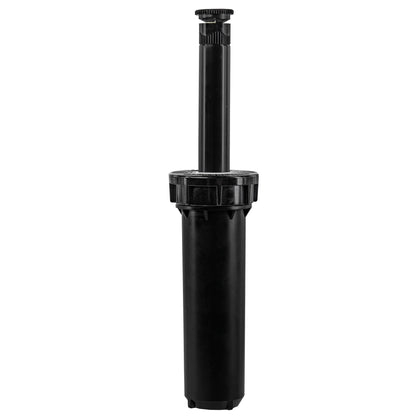 Orbit 80355 professional pop-up spray head delivers balanced coverage for lawns.