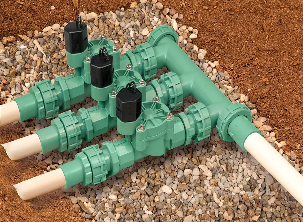 Orbit 91207 three-valve system with internal-bleed solenoids for reliable control