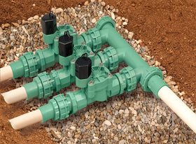 Orbit 91207 three-valve system with internal-bleed solenoids for reliable control