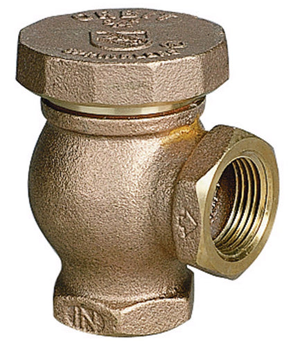 Orbit brass atmospheric vacuum breaker with 3/4-inch connection; prevents backflow contamination.