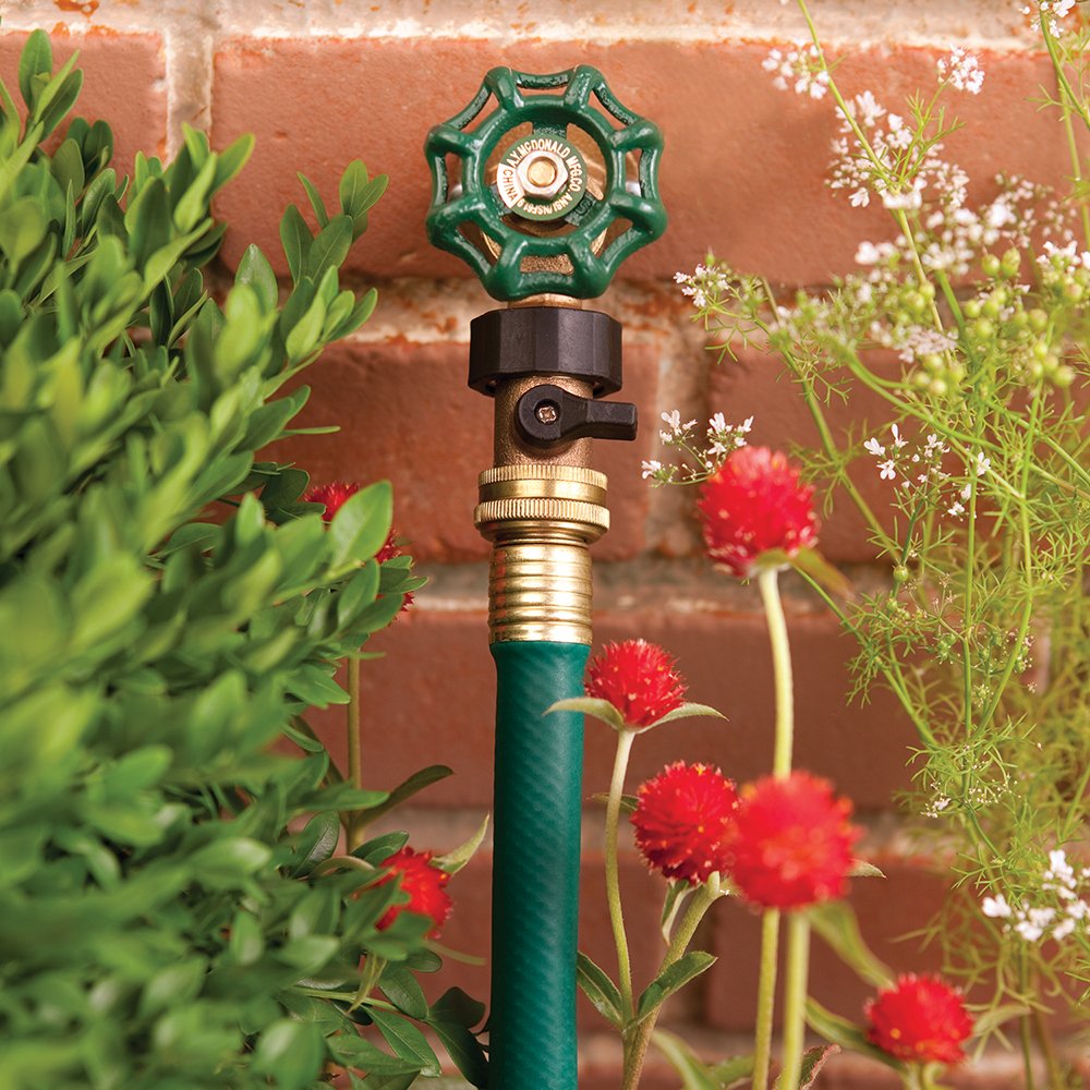 Orbit Brass Swivel Connection enables easy installation and durable performance for garden irrigation.