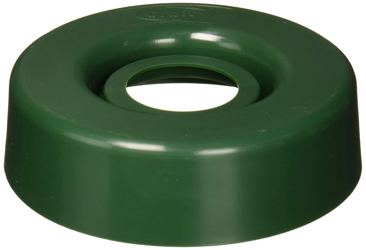 Orbit donut guard exterior view protects sprinkler heads from grass encroachment